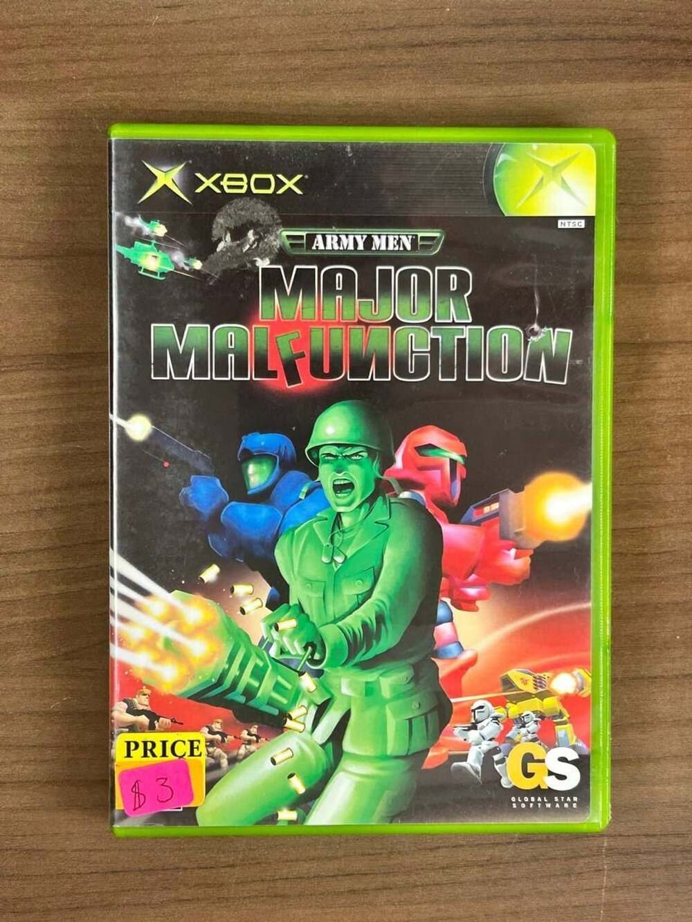 Army Men Major Malfunction Original Xbox 2006 CIB w/ Manual Global Star